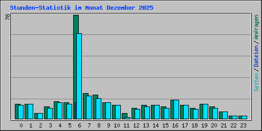 Stunden-Statistik im Monat Dezember 2025